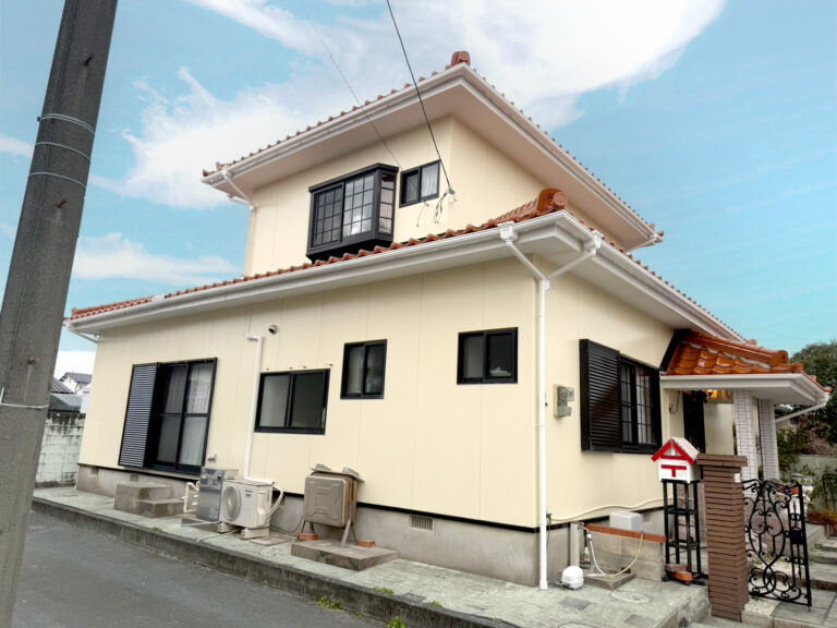 外壁塗装・屋根塗装の施工事例をご紹介| 柳川市の外壁塗装・屋根塗装ならプロタイムズ柳川店｜優塗装工業